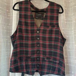 Men’s Plaid Vest